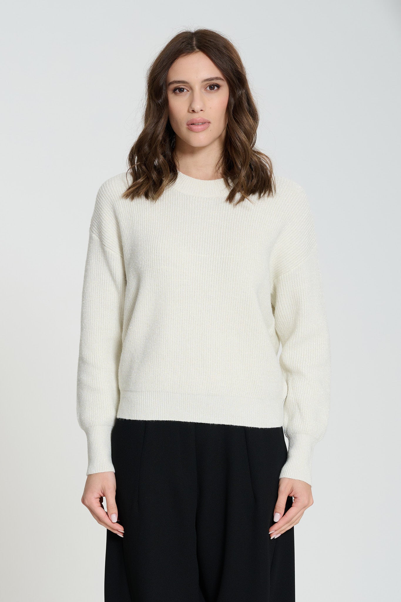 PULLOVER LUREX, MANGLA