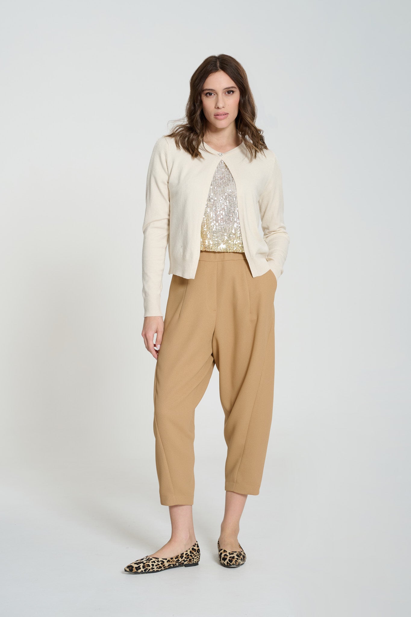 MAGLIA CON BOTTONE GIOIELLO, MANILA