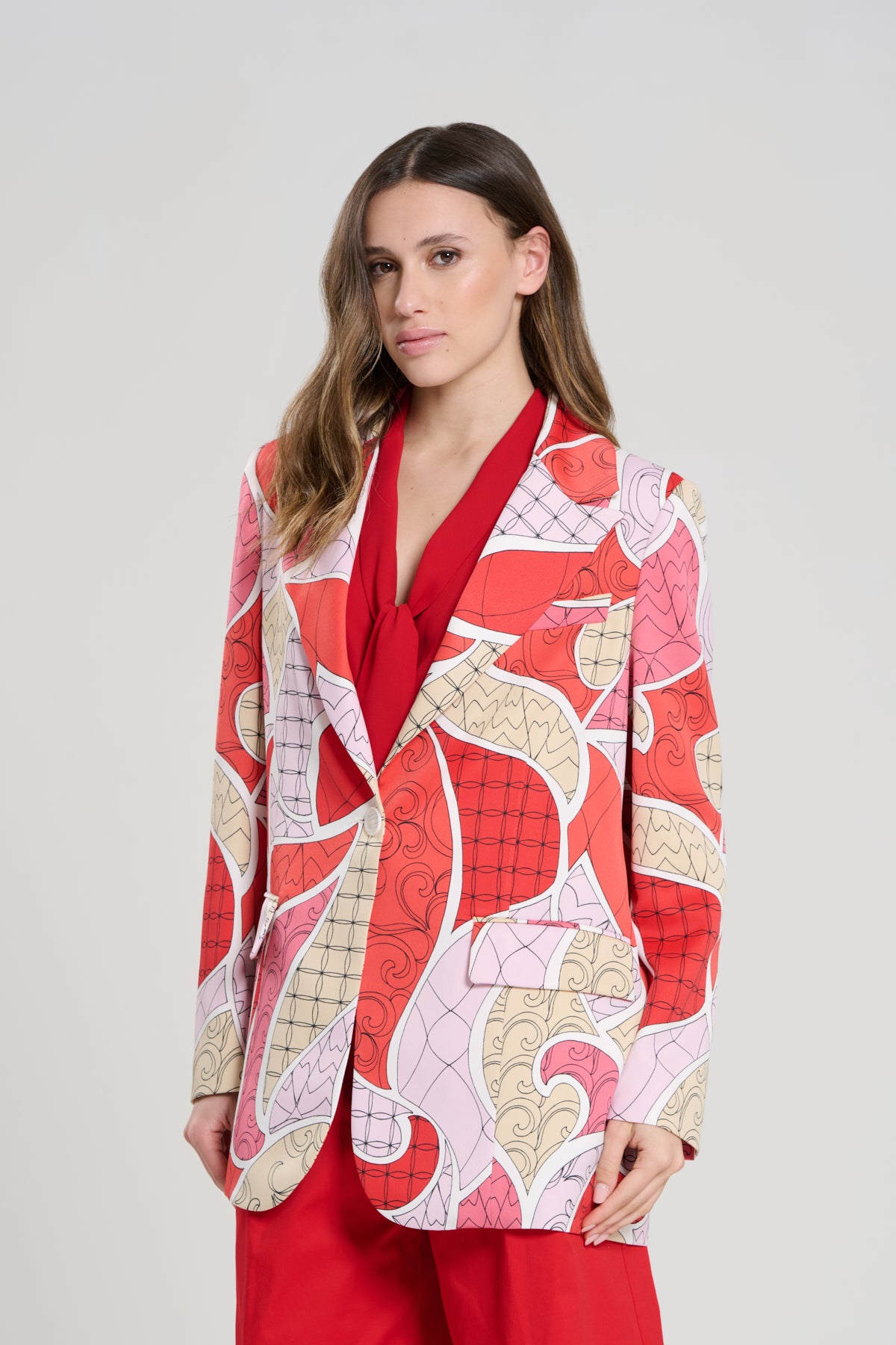 GIACCA OVER FANTASIA ROSSA, GINEVRA