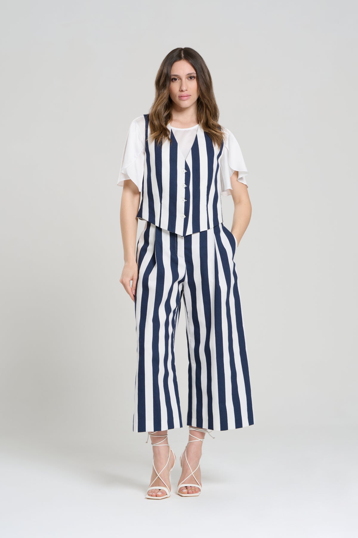 BLUE STRIPES SUIT, TIRANA