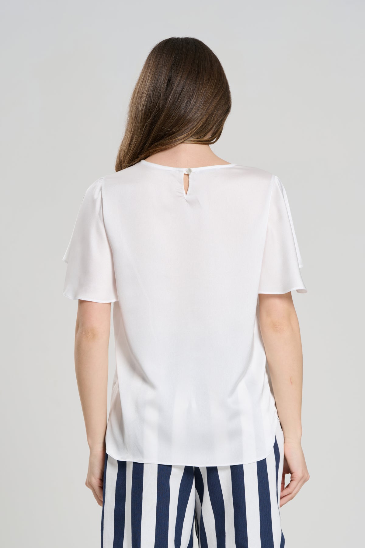 WHITE SATIN SHIRT, BELFAST
