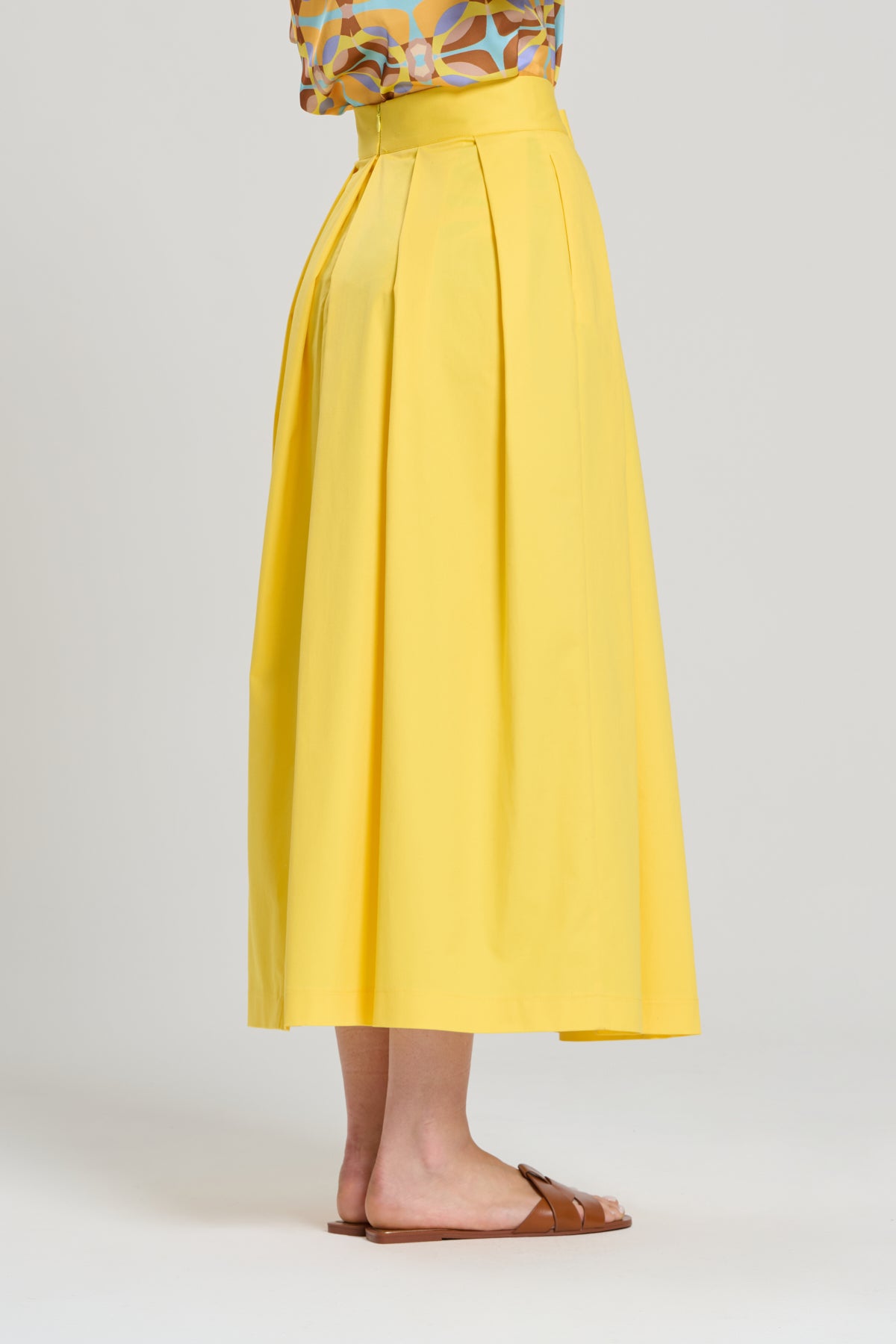 YELLOW LONG SKIRT, GIACARTA