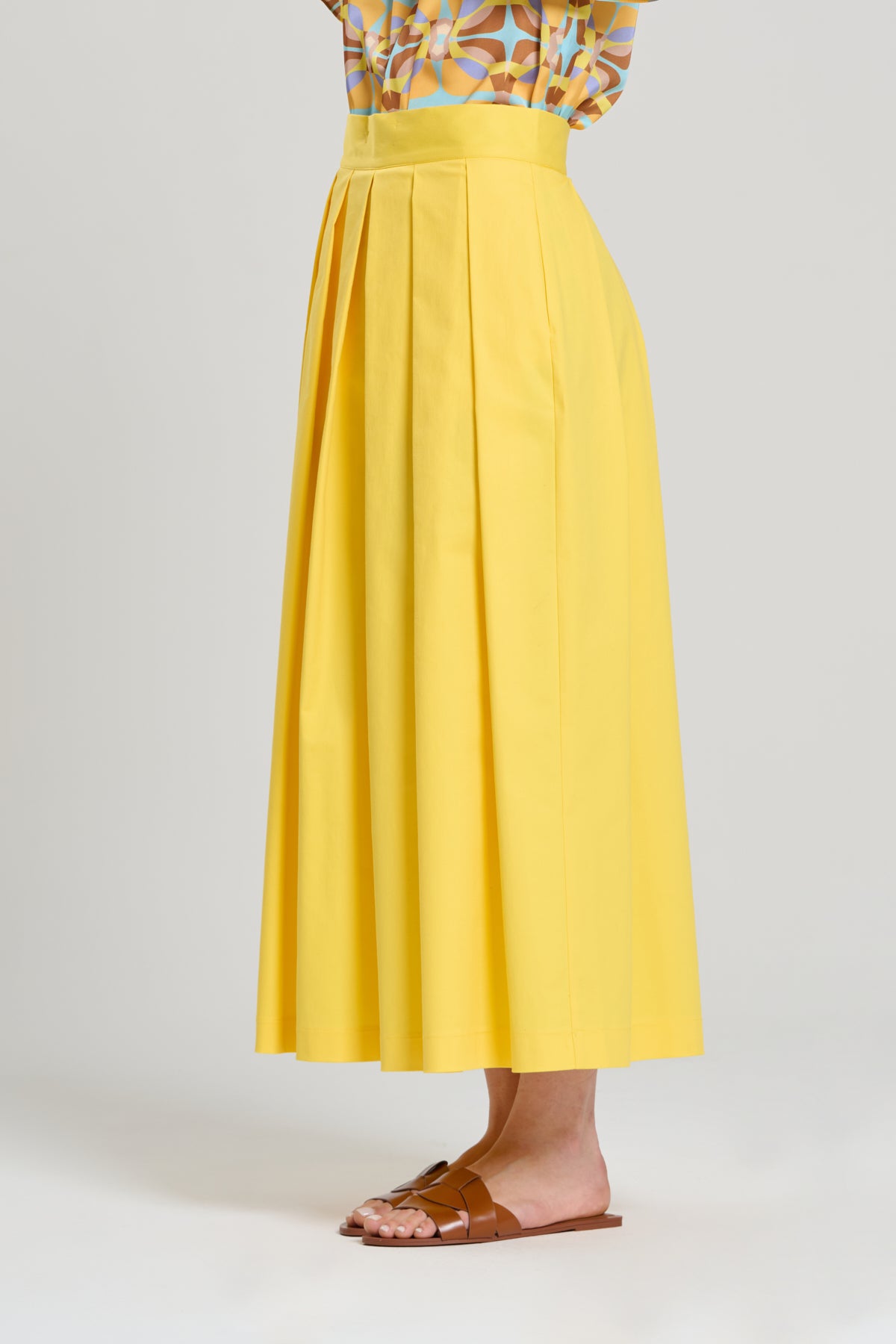 YELLOW LONG SKIRT, GIACARTA