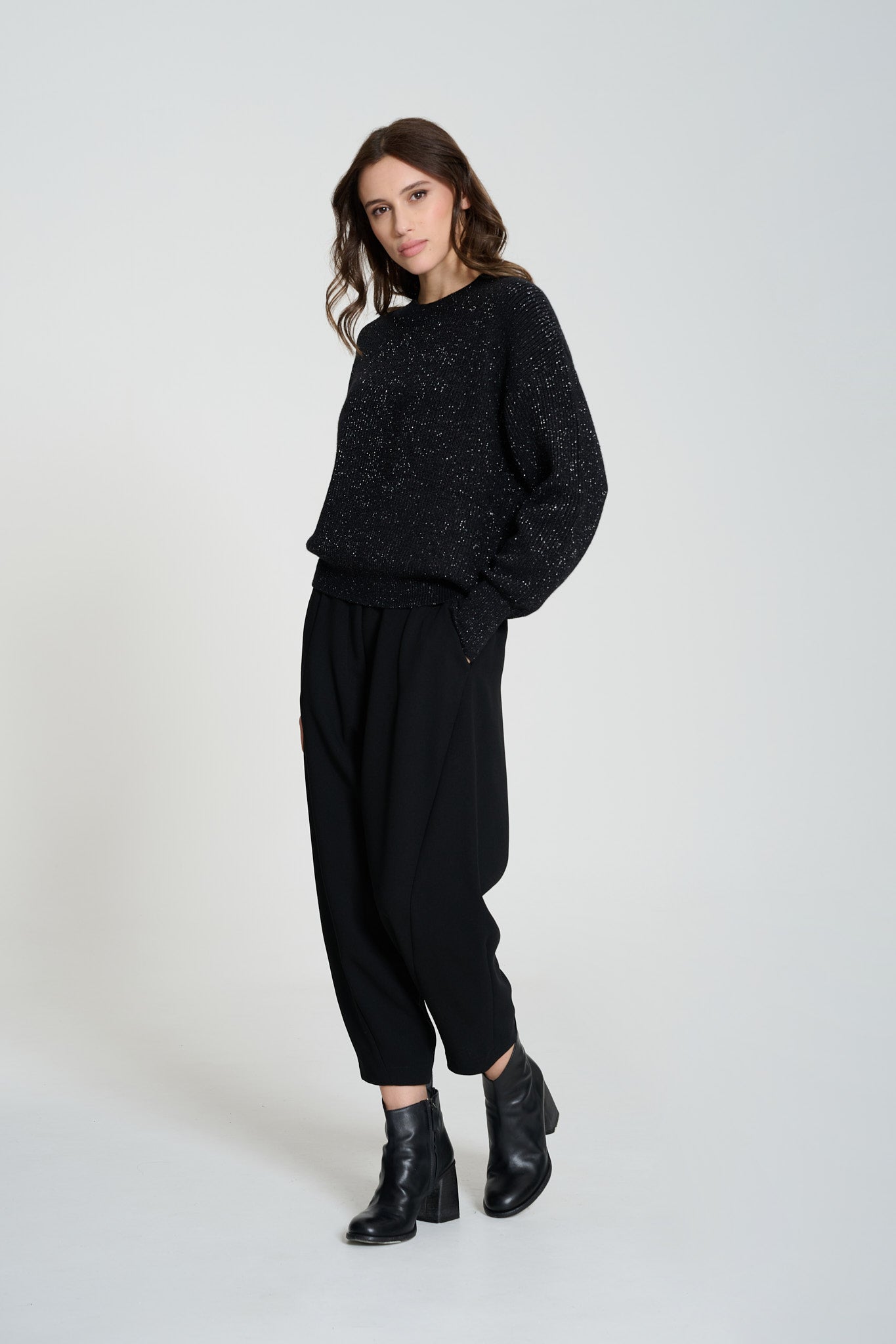 PULLOVER LUREX, MANGLA