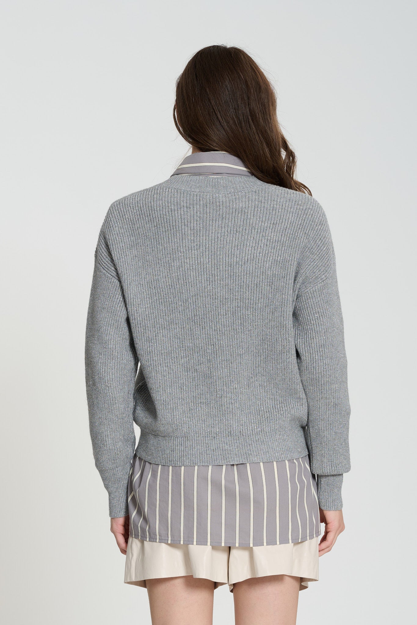 PULLOVER LUREX, MANGLA