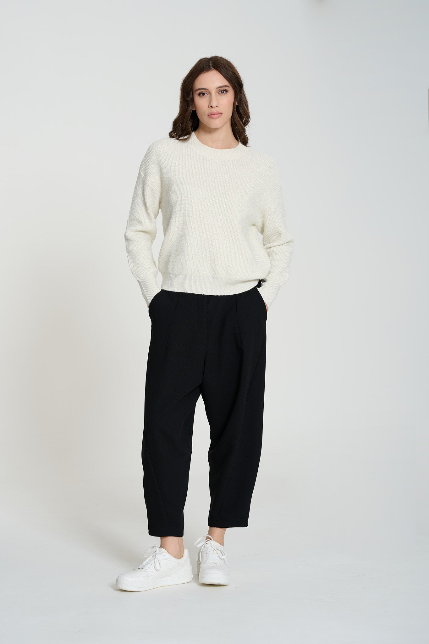 PULLOVER LUREX, MANGLA