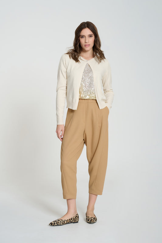 MAGLIA CON BOTTONE GIOIELLO, MANILA