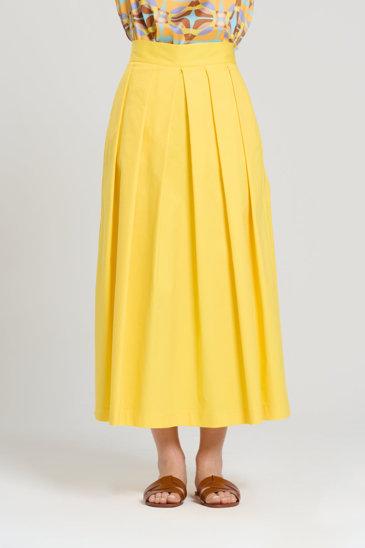YELLOW LONG SKIRT, GIACARTA